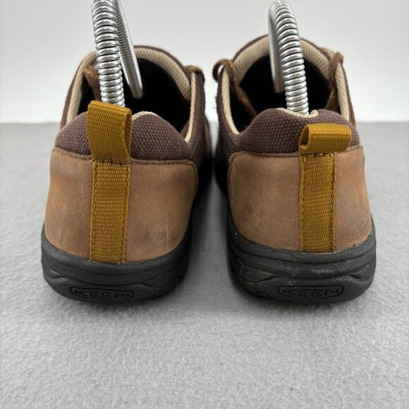 Keen Womens Shoes Size 8.5M Brown Canvas Hiking Sneaker Oxford Lace UP Fashion - Picture 4 of 15